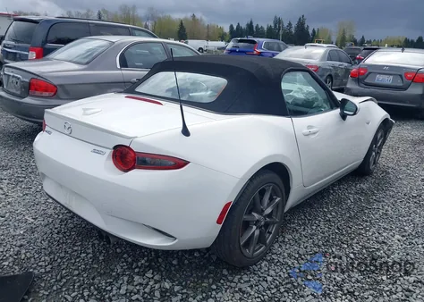 2016 Mazda Mx-5 Miata Grand Touring z USA, uszkodzony, nr VIN JM1NDAD7XG0113357